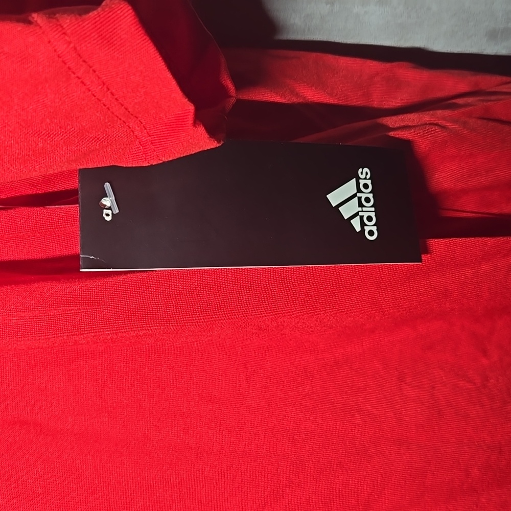 2XL Adidas Men's Bold Red Tee - Picture 6 of 6